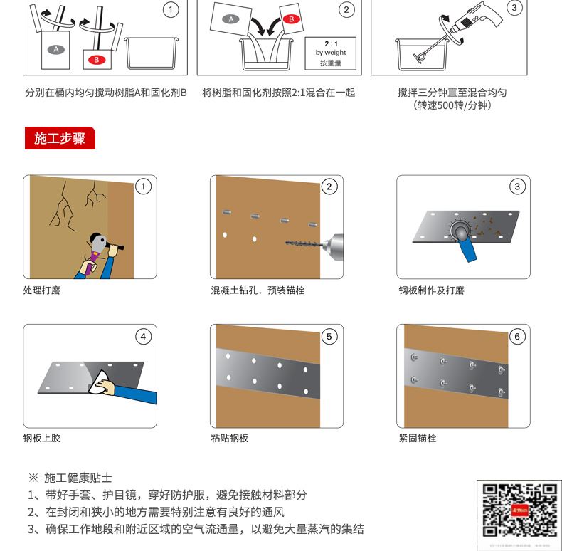 包钢白云粘钢加固施工过程